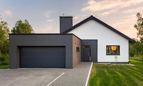 House with backyard and garage